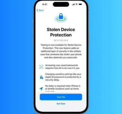佛冈苹果授权维修店分享被盗设备保护功能开启方法 